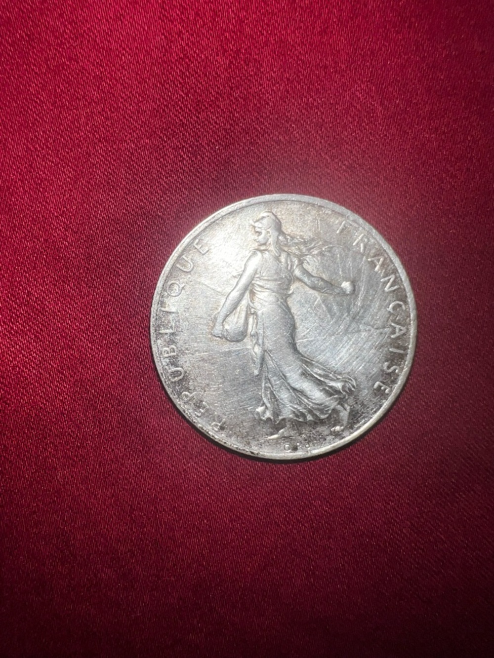 Silver French Coin dated 1916